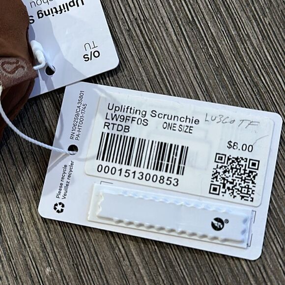 BUNDLE OF 4 Lululemon Uplifting Scrunchie Roasted Brown NWT 🤎 - Picture 3 of 5